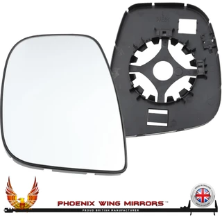 Citroen SpaceTourer 2016–2025 Left – UK Passenger Side Convex – Unheated Backing Plate replacement mirror glass
