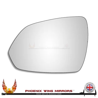 MG ZS 2017–2025 Left – UK Passenger Side Convex – Stick On replacement mirror glass
