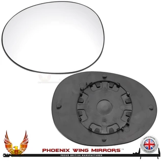 Toyota Aygo Mk1 2005–2014 Left Hand Passenger Side — Convex glass with backing plate — product view 1