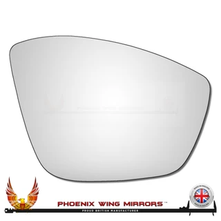 Vauxhall Opel Corsa F 2019–2026 Right Hand Driver Side Convex glass with adhesive replacement wing door mirror glass UK made