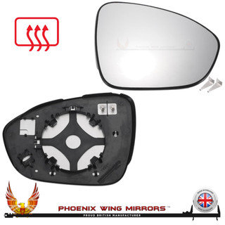 Dacia-sandero-heated-wing-door-mirror-glass-clip on-right hand side-worthing-west sussex
