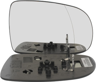 For Vauxhall Corsa C 2000-2007 Clip On Heated Convex Wing Door Mirror Glass With Backing Plate Right Hand Drivers Side