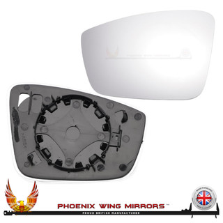 Skoda-Fabia-base plate-wing-door-mirror-glass-clip on-left hand side-worthing-west sussex