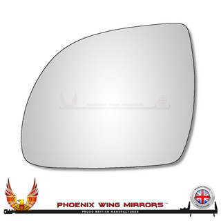 SsangYong Korando Mk3 C200 2010–2019 convex stick-on wing door mirror glass — left or right side options
