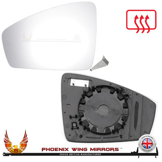 VW-Tiguan-heated-mirror-glass-door-wing-mirror-clip-on-left-hand-side-worthing-west sussex