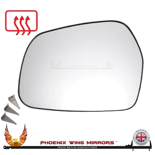 Kia Sorento Mk4 2020–2026 Left – UK Passenger Side Convex – Heated Backing Plate replacement mirror glass – mirror face