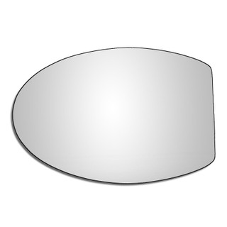 Left Hand Passenger Side Microcar M.Go-3 2015-2019 Convex Wing Mirror Glass