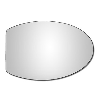 Right Hand Driver Side Microcar M-Go MC1 MC2 2004-2019 Convex Wing Mirror Glass