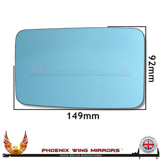 lancia-delta-integrale-door-wing-mirror-glass-tinted-blue-convex-worthing-west-sussex