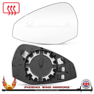AUDI-A4-S4-RS4-B9-door-wing-mirror-glass-heated-clip-on-left-hand-side-worthing-west-sussex-8W0857535D