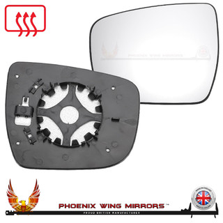 nissan-QASHQAI-wing-door-mirror-glass-worthing-replacement-heated-clip-on-LEFT-hand-side-963664CA0A
