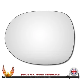 Honda Civic Mk8 2006–2011 Left – UK Passenger Side Convex – Stick On replacement mirror glass