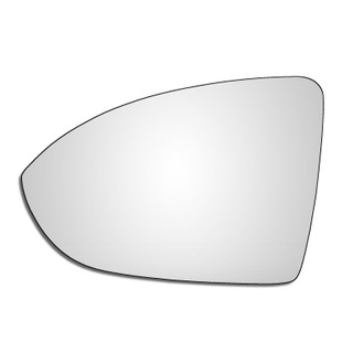 Left Hand Passenger Side VW Passat B8 2015-2018 Convex Wing Door Mirror Glass