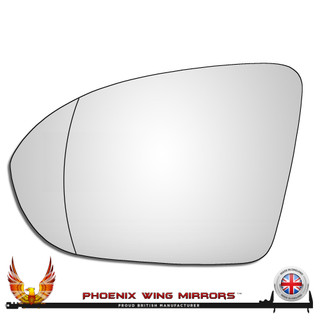 Left Hand Passenger Side Vauxhall Insignia B 2017-2023 Wide Angle Wing Mirror Glass