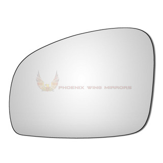 Skoda Roomster 2006–2016 left hand passenger side convex glass with adhesive