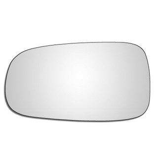 Saab 9-3 / 9-5 2003–2009 left-hand passenger side convex replacement wing door mirror glass with adhesive, UK made
