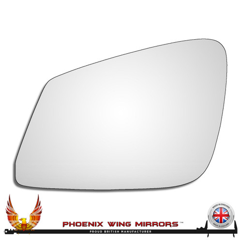 Left Hand Passenger Side BMW 5 Series F10 F11 F01 F07 F10 2010-2016 Convex Wing Door Mirror Glass