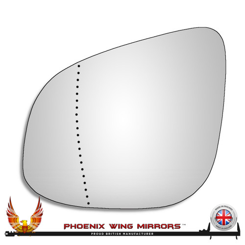 wing-door-mirror-Mercedes-Citan-glass-stick-on-left-hand-side-worthing-west sussex