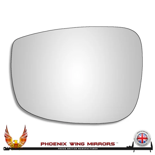 Mazda CX-3 2015–2022 Left – UK Passenger Side Convex – Stick On replacement mirror glass