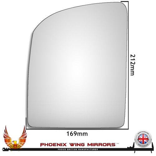 VW-Crafter-wing-door-mirror-glass-Worthing-west-sussex