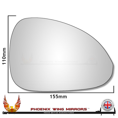 Porsche-Boxster-981-wing-door-mirror-glass-Worthing-west-sussex