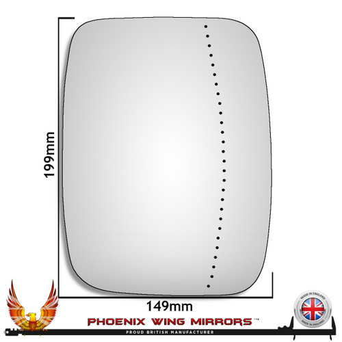 wing-door-mirror-nissan-primaster-glass-right-hand-side-worthing-west sussex