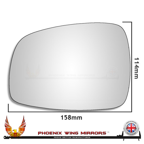 Left Hand UK Passenger Near Side Smashed Suzuki Swift wing mirror glass broken mirror smashed stick on mirror glass wing mirror glass Worthing west sussex mirror glass cut to size 2004 2005 2006 2007 2008 2009