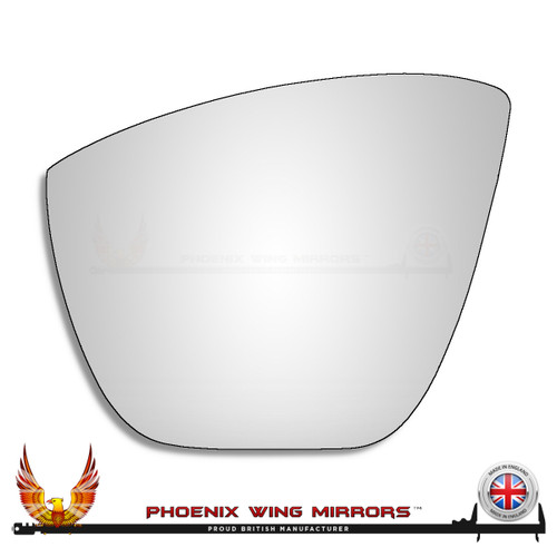 Ford Ka+ Plus 2016-2022 Left – UK Passenger Side Convex – Stick On replacement mirror glass