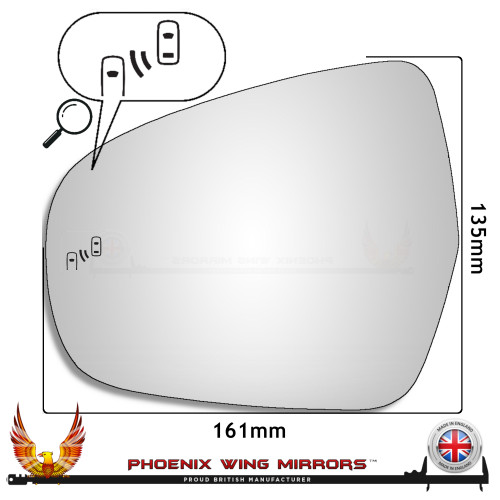 Smashed Suzuki S Cross SX4 blind spot assist blind spot monitor convex wing mirror glass broken mirror fell off mirror smashed stick on mirror glass wing mirror glass Worthing west sussex mirror glass cut to size right hand drivers side 2015 2016 2017 2018 2019 2020 2021 2022 2023 2024 left hand passenger side