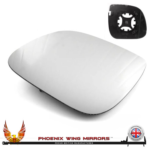 VW Amarok convex Mirror Glass with backing plate click on clip on Mirror smashed mirror glass left hand passenger side near side wing door mirror glass 2010 2011 2012 2013 2014 2015 2016 2017 2018 2019 2020 2021 2022 2023