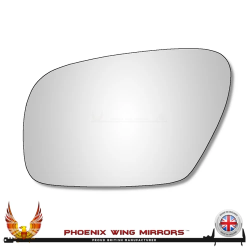 BMW Z1 1989–1991 Left – UK Passenger Side Convex – Stick On replacement mirror glass