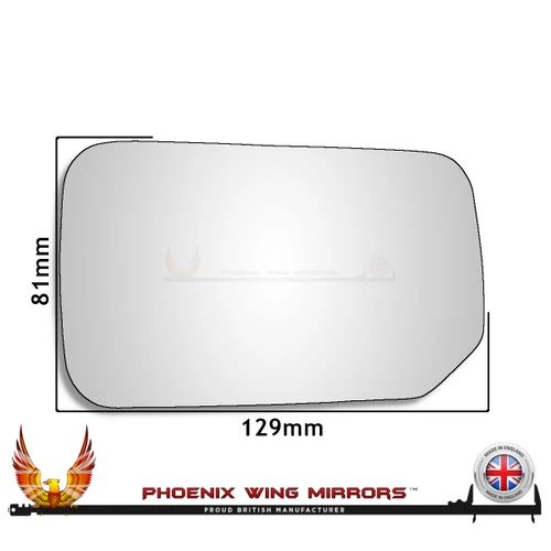 Honda VF1000R 1984–1988 Left Hand Convex – Direct Replacement with Anti-Shatter Backing replacement mirror glass