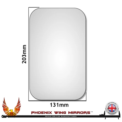 Land Rover Defender 1989–2020 Either Side – Left or Right Convex – Direct Replacement replacement mirror glass