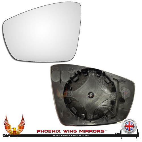 VW Polo Mk5 wing door mirror glass, door, wing, mirror, glass,  door, wing, mirror, glass, clip on, left hand side, worthing, west sussex,s, clip on, left hand side, worthing, west sussex,