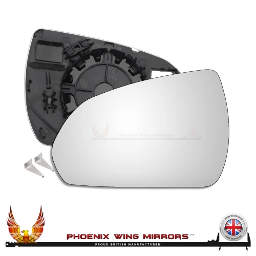 Hyundai i30 Mk3 2016–2026 Left – UK Passenger Side Convex – Unheated Backing Plate replacement mirror glass