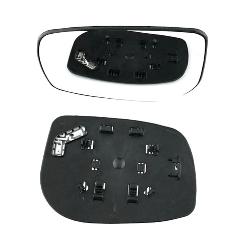 For Toyota Yaris Mk2 2005-2012 Heated Convex Mirror Glass With Backing Plate Left Hand Passenger Side For Toyota Yaris Mk2 2005-2012 Heated Convex Mirror Glass With Backing Plate Left Hand Passenger Side