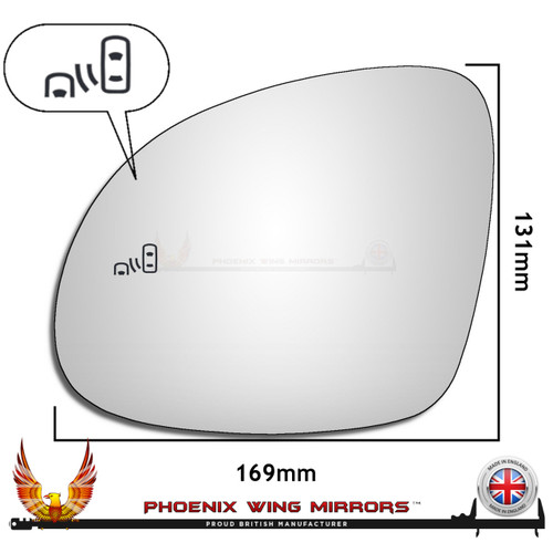 7N0857521F-VW-SHARAN-wing-door-mirror-glass-lane-assist-bsm-bsa-mirror-fell-off-away-worthing-west-sussex-7N0-857-521-F
