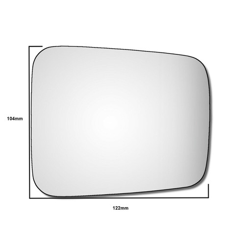 Right Hand/Off Side BMW K1100 LT/RS Motorbike 1983-1992 Convex Wing Mirror Glass