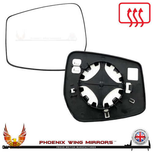 Nissan-Note-door-wing-mirror-glass-clip-on-heated-left-hand-side-worthing-west-sussex