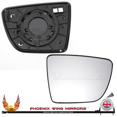 Kia-Venga-door-wing-mirror-glass-clip-on-right-hand-side-worthing-west-sussex