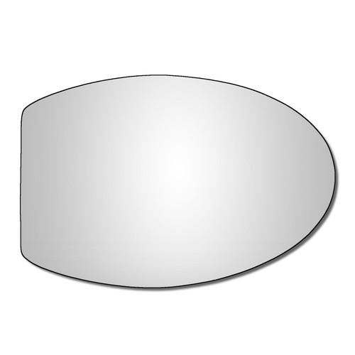 Right Hand Drivers Side Microcar M.Go-3 2015-2019 Convex Wing Mirror Glass
