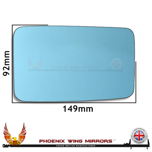 lancia-delta-integrale-door-wing-mirror-glass-tinted-blue-convex-worthing-west-sussex