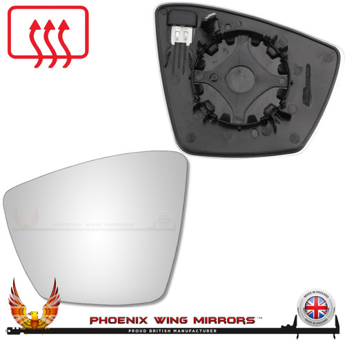 skoda-kodiaq-door-wing-mirror-glass-clip-on-heated-left-hand-side-worthing-west-sussex