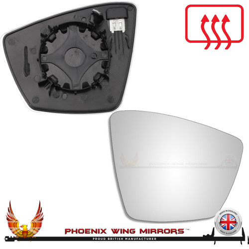skoda-kodiaq-door-wing-mirror-glass-heated-clip-on-right-hand-side-worthing-west-sussex