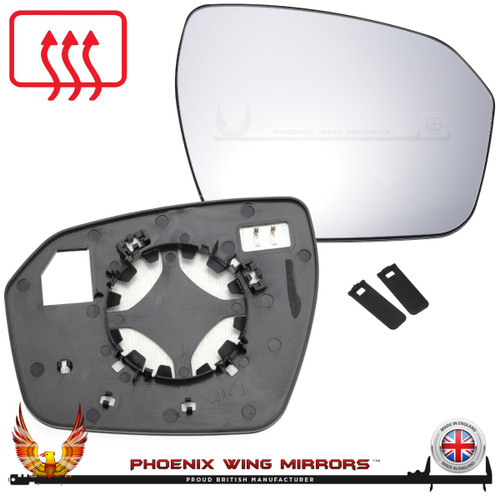 range-rover-evoque-door-wing-mirror-glass-heated-clip-on-right-hand-side-worthing-west-sussex