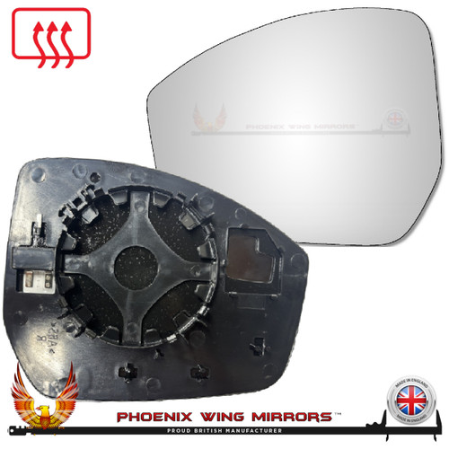 LAND-rover-DISCOVERY-door-wing-mirror-glass-heated-clip-on-left-hand-side-worthing-west-sussex