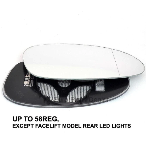 porsche-911-977-door-wing-mirror-glass-heated-clip-on-right-hand-side-worthing-west-sussex