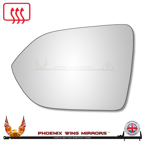 Jaecoo J7 2024–2026 Left – UK Passenger Side Convex – Heated Backing Plate replacement mirror glass