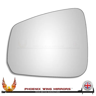 VW Caddy Mk5 2020–2026 left-hand passenger convex replacement wing mirror glass