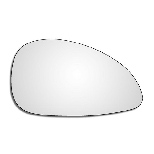 Right Hand Drivers Side Citroen C4 Mk1 2004-2010 Convex Wing Door Mirror Glass